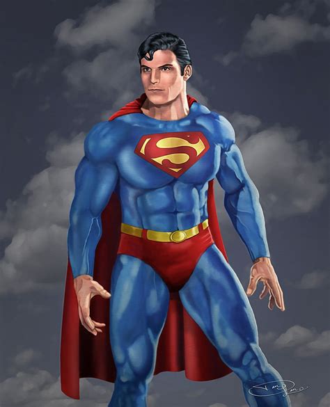Superman Old School In Color From My Deviantart Gallery Superman