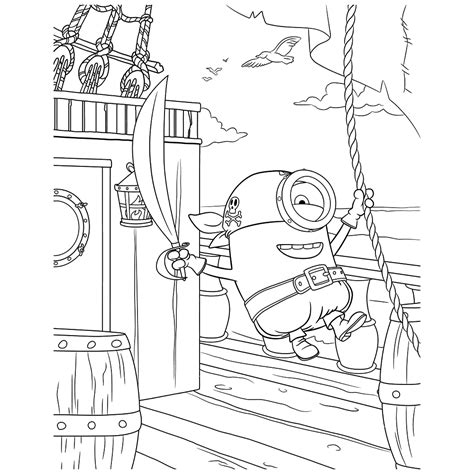 Minion pikachu pokemon team coloring page. Een grappige kleurplaat van de Minions printen → Leuk voor ...