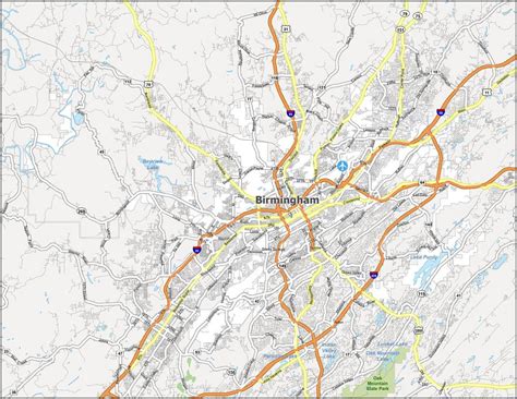 Birmingham Map Alabama Gis Geography