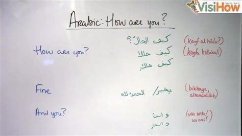 Contextual translation of how are you dear artinya into english. Say How Are You in Arabic - VisiHow