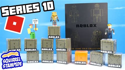 Roblox Series 10 Mystery Boxes And Icons Gold Collectors Set Youtube