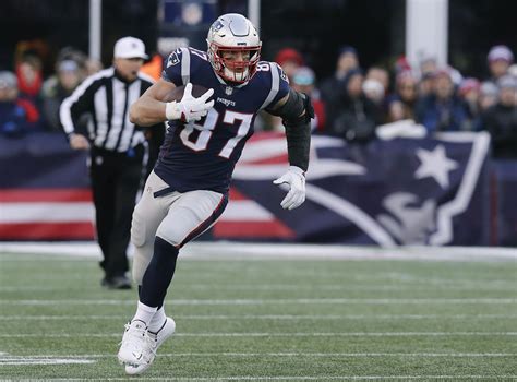 Rob Gronkowski New England Patriots Earning A Bye ‘won Us A Game For