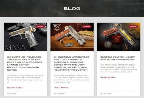 Sk Customs Launches New Sk Guns Website In Rebranding Effortthe Firearm