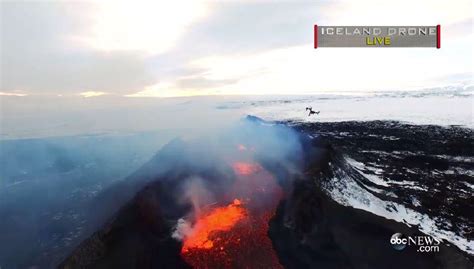 Watch Drones Eye View Of An Erupting Volcano As Gingerzee Goes