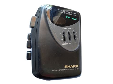 Sharp Jc 196 Walkman Cassette Player And Am Fm Stereo Radio Etsy