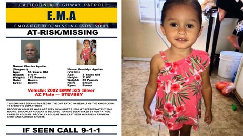 Missing Girl Brooklyn Aguilar Is Found After Possible Abduction In