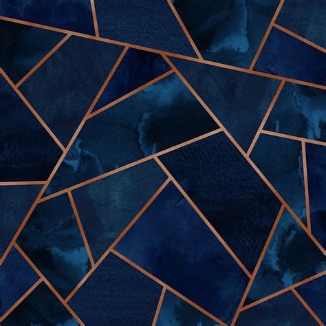 14 Fresco Marble Geometric Wallpaper Navy References