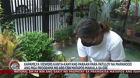 Tv Viewers Sa Pinas Nabawasan Nang Mawala Ang Abs Cbn Sa Ere Ayon Sa