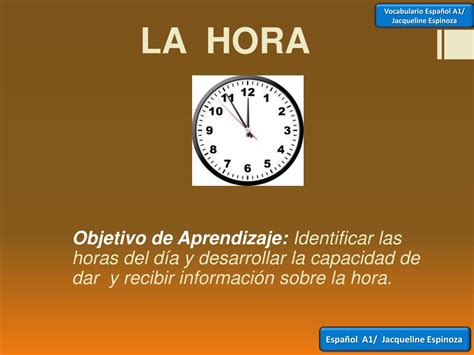 Ppt La Hora Powerpoint Presentation Free Download Id2893247