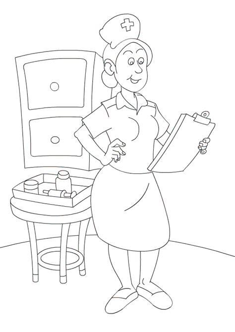 Nurse Coloring Pages Best Coloring Pages For Kids