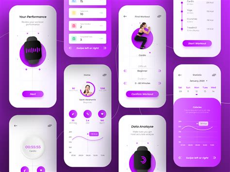 Yoga Fitness App Design Uplabs