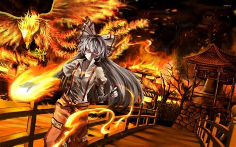 19 Stunning Fire Anime Wallpapers