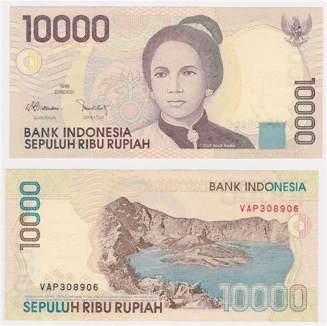 Penukaran rupiah indonesia dan ringgit malaysia. Galeri zemi niyor: Duit Indonesia 10000 Rupiah