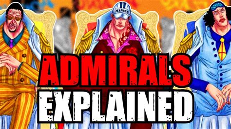 All Of The Admirals Explained Youtube