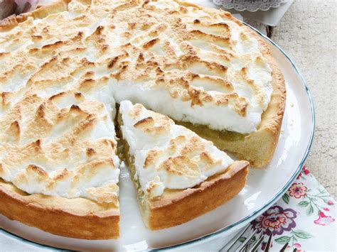 Tarte à la rhubarbe meringuée Recette de tarte à la rhubarbe
