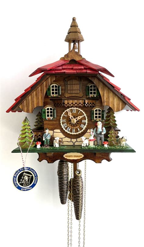 1 Day Mechanical Colourful Cuckoo Clock Cougar Watches And Clocks