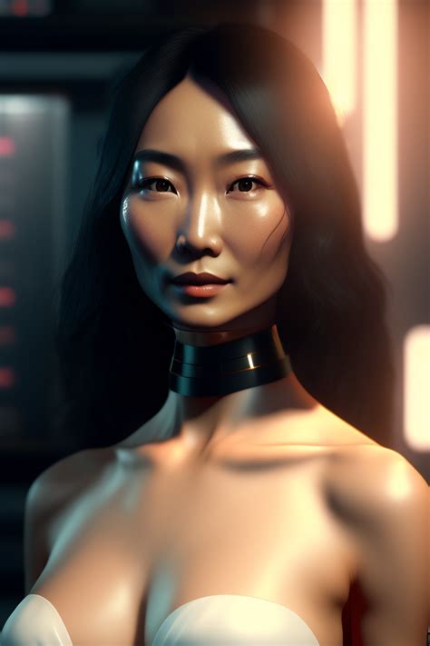 Lexica AI Humanoid Girl Pretty Full View Asian Nude Face Of