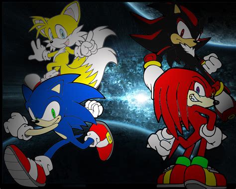 Sonic Tails Knuckles And Shadow By Tailsfan1 Fur Affinity Dot Net