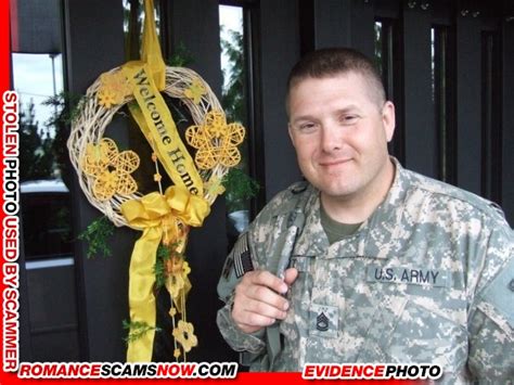 Service members do not have the freedom to decide when and how they're going to do their jobs. James Andy - Romance Scams Now™ Official Dating Scams ...
