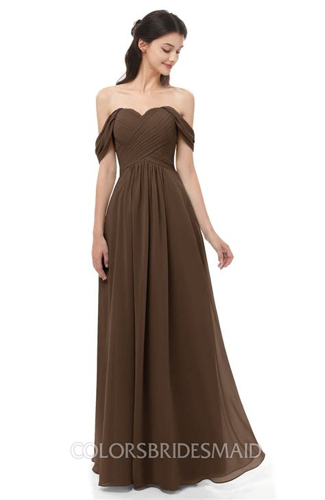 Colsbm Sylvia Chocolate Brown Bridesmaid Dresses Colorsbridesmaid