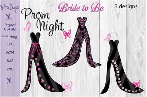 Dress Svg Bundle Svg Prom Svg Bridal Gown Svg