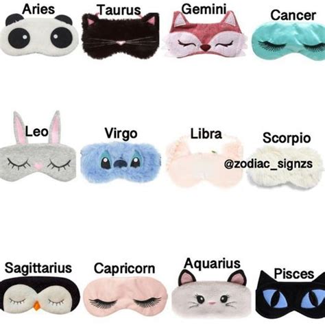 ☄️zodiac Signs☄️ 💤sleeping Masks💤 Zodiac Amino