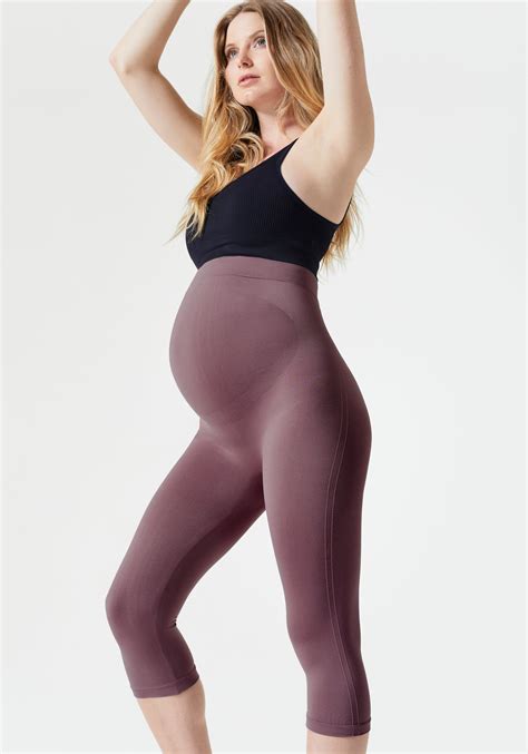 Maternity Belly Support Crop Leggings Blanqi