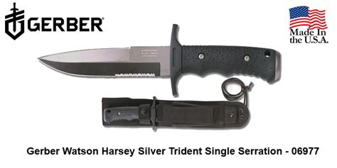 The silver trident knife has the most durable and comfortable handle of any combat knife ever produced. SKL DIY Uptown: Gerber Watson Harsey Silver Trident Single ...