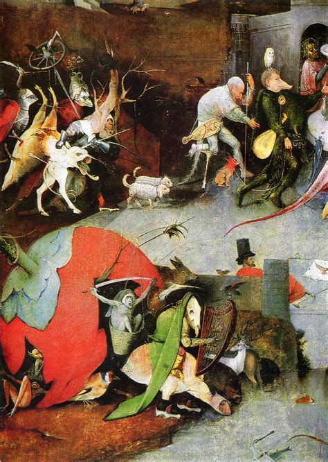 Temptation Of St Anthony Detail Hieronymus Bosch