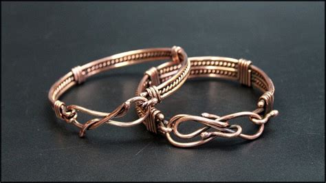 Браслеты из медной проволоки Handmade Bracelets Made Of Copper Wire