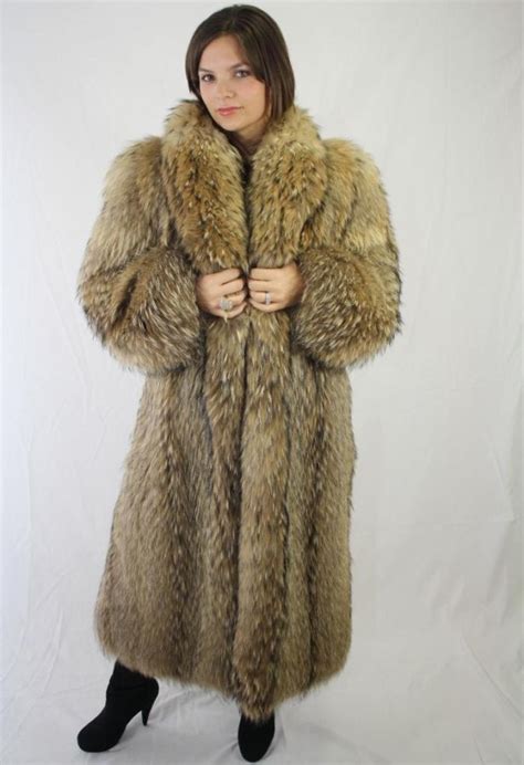 Finnish Raccoon Fur Coat