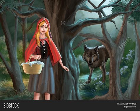 Red Riding Hood Wolf Image And Photo Free Trial Bigstock