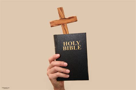 Hand Holding Holy Bible Book Photos Portfolio