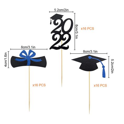 Onhuon Graduation Season Party Insert Hat 2022 Digital Graduation