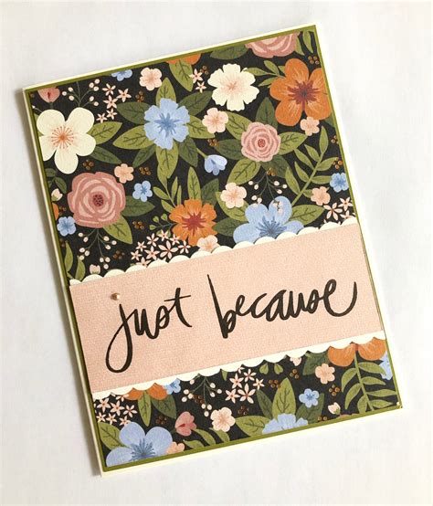 Just Because Greeting Card Etsy