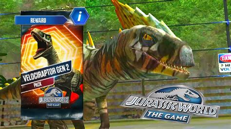 Velociraptor Gen 2 Pack Unlock Velociraptor Gen 2 Jurassic World The
