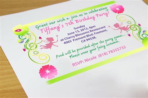 How To Create Your Own Birthday Invitations 7 Steps