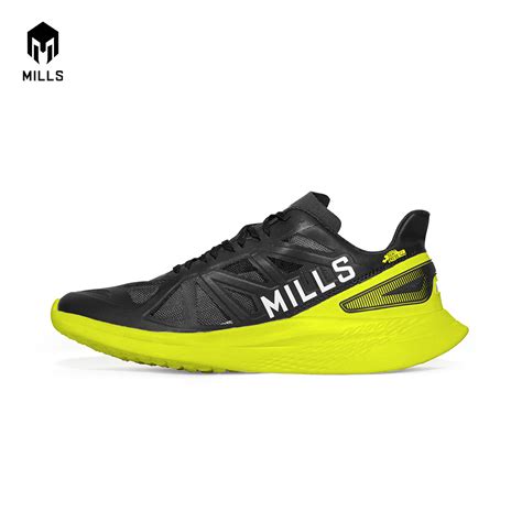 Mills Mills Sepatu Olahraga Treximo Saga Black Neon Green