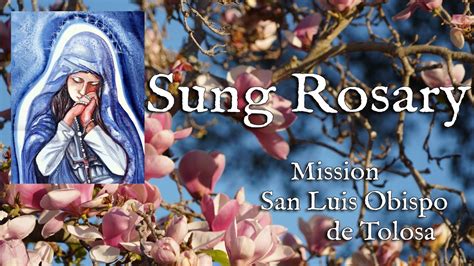 Sung Rosary A Contemplative Rosary With Scripture And Song Youtube