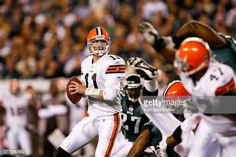 Cleveland Browns Quarterback Ken Dorsey During The Game Against The Cleveland Browns