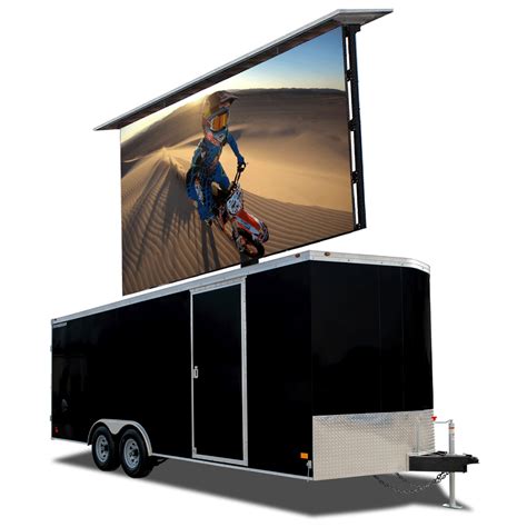 Mobile Led Screen Trailers Outdoor Movies Inflatable Movie Screen