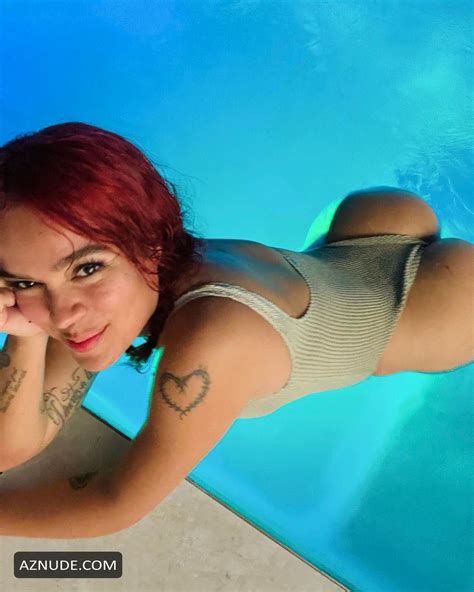 Karol G In Swimsuit Flaunting Her Stunning Ass In The Pool For Her Fans Aznude