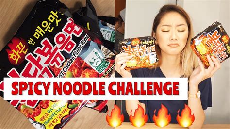 🔥 Korean Spicy Noodle Challenge 🔥 Youtube
