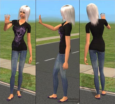 Mod The Sims Old Sims2 Inebriant 34c Sexybum Emo Chick V1 Set