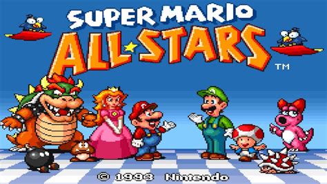Super Mario All Stars Full Game Walkthrough Youtube
