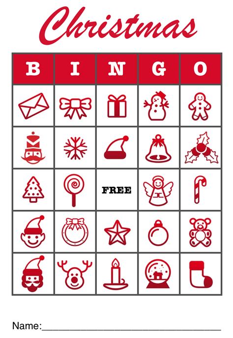5 Best Office Christmas Bingo Printable