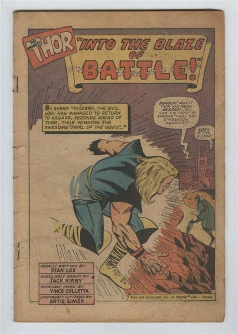 Journey Into Mystery 117 Marvel 1965 1st Appearance Of The Odinsword