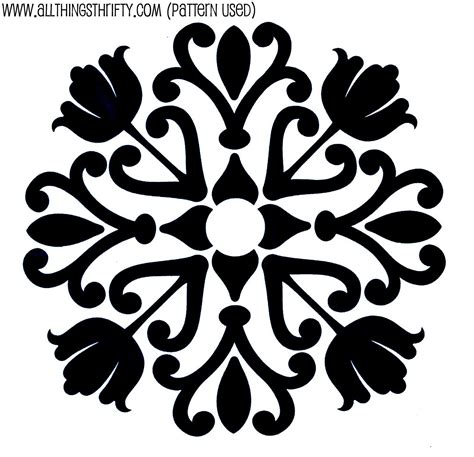 5 Free Stencil Patterns~ Great To Use For A Wall Wrapping Paper Or