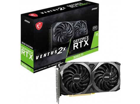 At its price, it's the best graphics. MSI unveils compact GeForce RTX 3060 Ti Ventus 2X OC V1