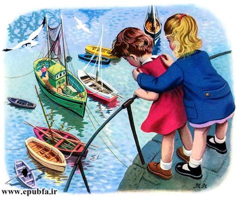کتاب داستان کودکانه قدیمی مارتین در کنار دریا تعطیلات تابستان در